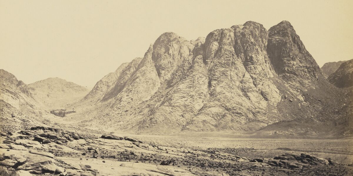 Mount Horeb, Sinai by Francis Frith