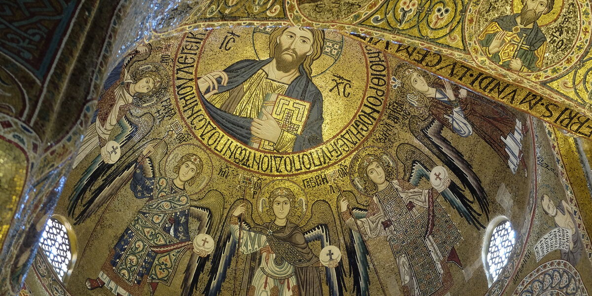 Christ Pantocrator, c.1140, Cappella Palatina, Palermo, Sicily
