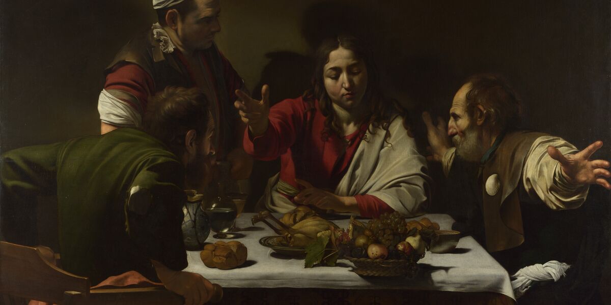 Caravaggio's Supper at Emmaus 1601