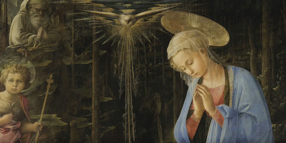 The Virgin Adoring the Child (Adoration in the Forest) by Fra Filippo Lippi