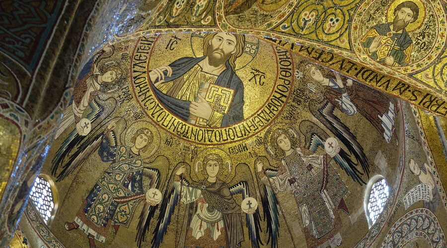 Christ Pantocrator, c.1140, Cappella Palatina, Palermo, Sicily