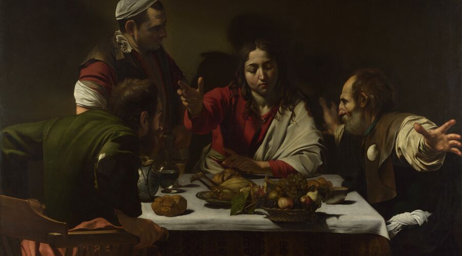 Caravaggio's Supper at Emmaus 1601