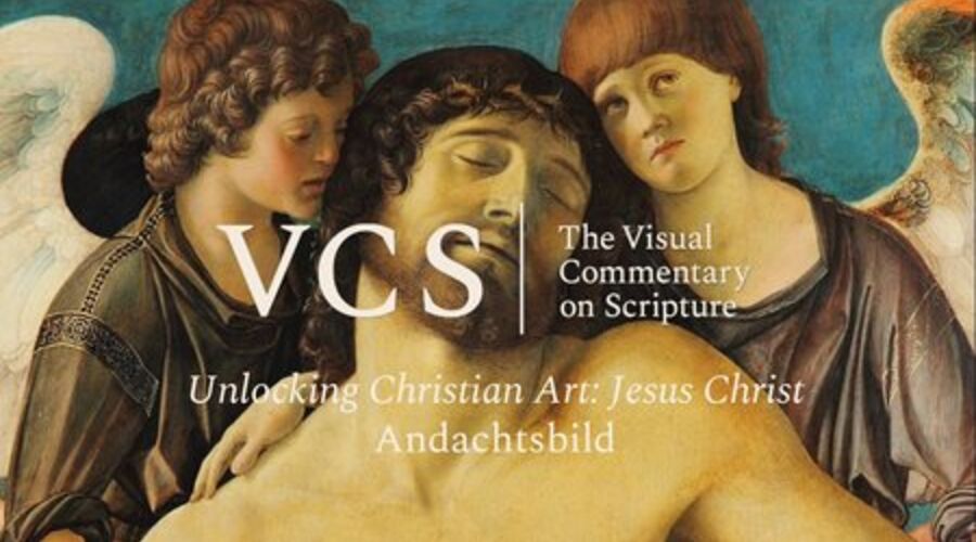 The VCS logo followed by the text "Unlocking Christian Art: Jesus Christ. Andachtsbilder"
