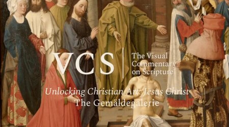 The VCS logo followed by the text "Unlocking Christian Art: Jesus Christ. The Gemäldegalerie"