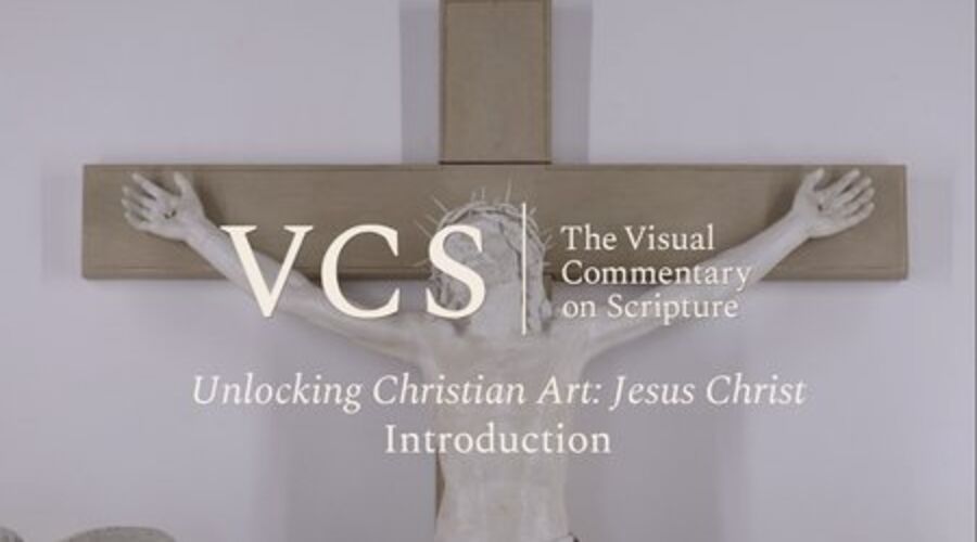 The VCS logo followed by the text "Unlocking Christian Art: Jesus Christ. Introduction"